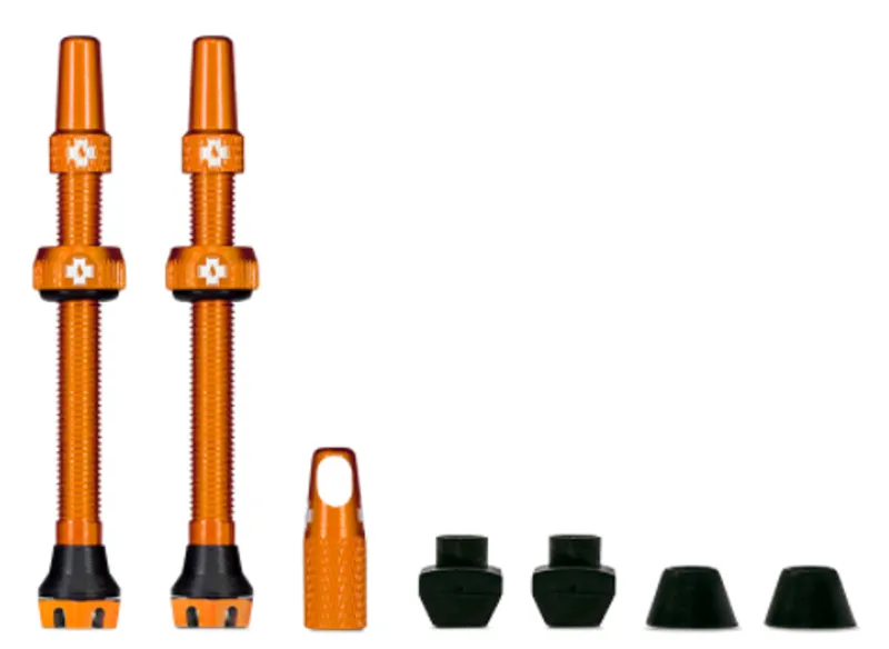 Muc Off Tubeless Valves V2 60mm Orange Aluminium	